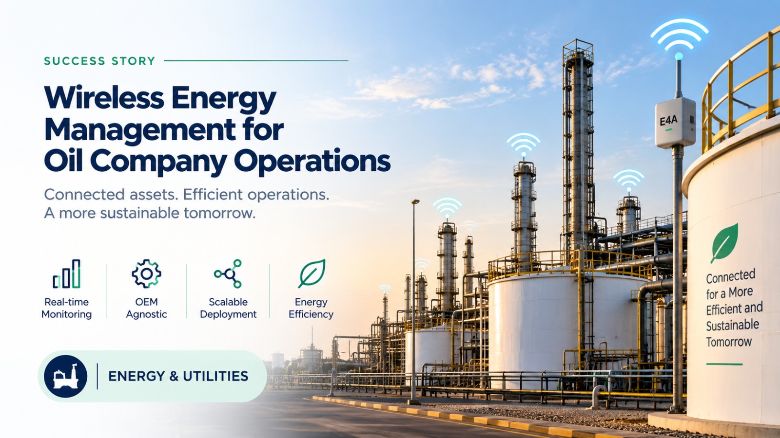 Wireless Energy Management for Oil Company Operations